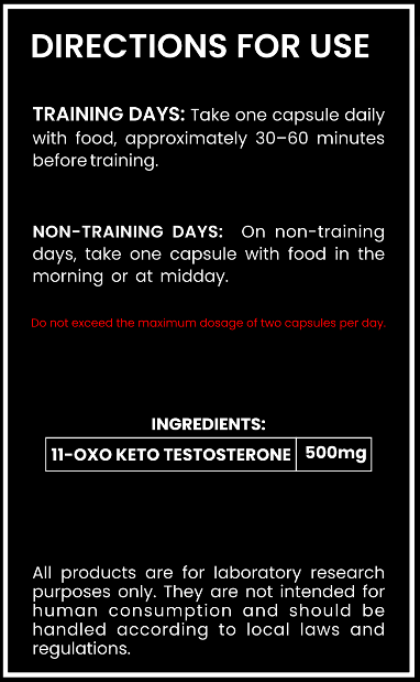 11-OXO – 11-Keto Testosterone Prohormone Compound
