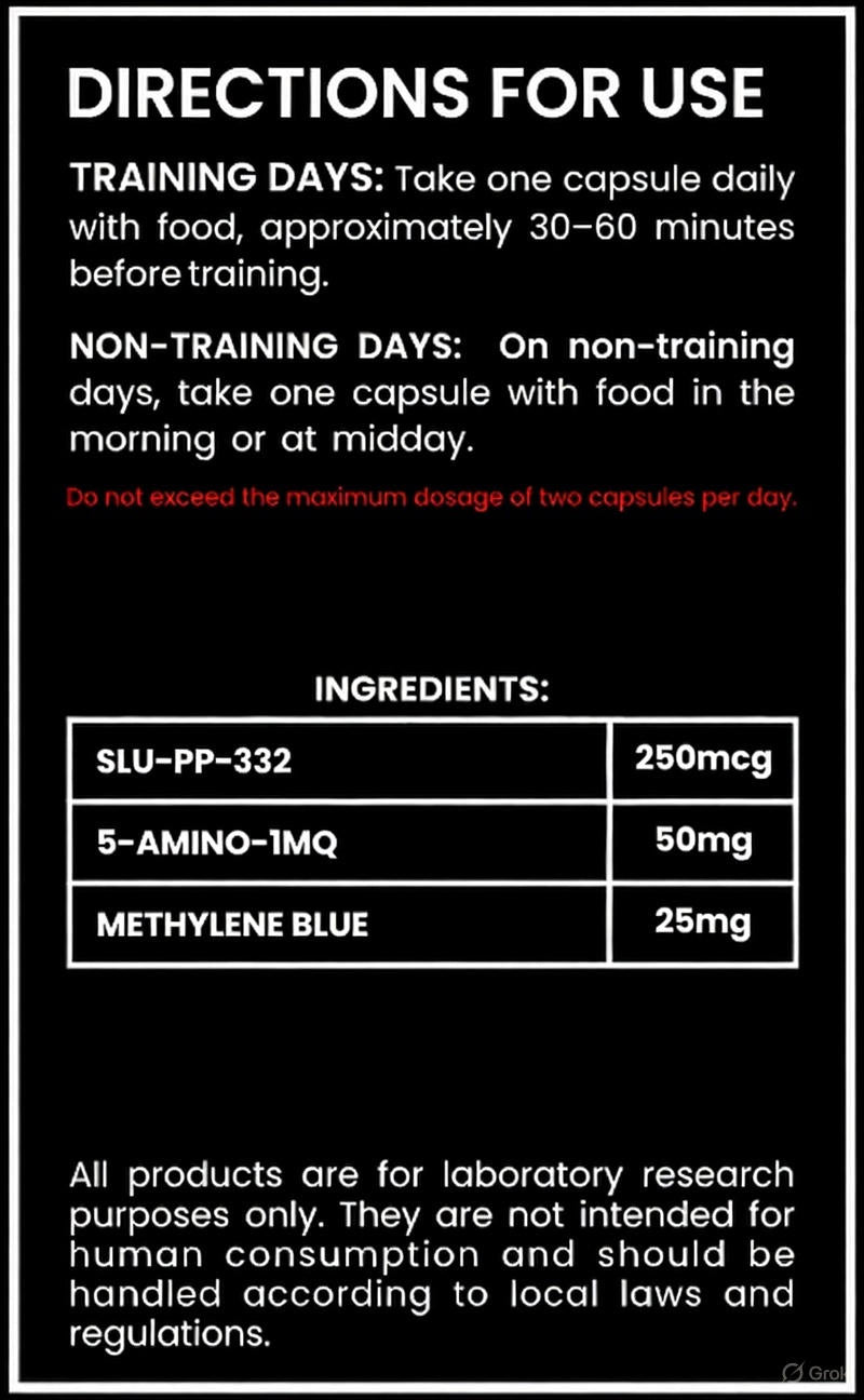 Metabolic Booster 2.0 – SLU-PP-332, 5-Amino-1MQ & Methylene Blue Research Stack
