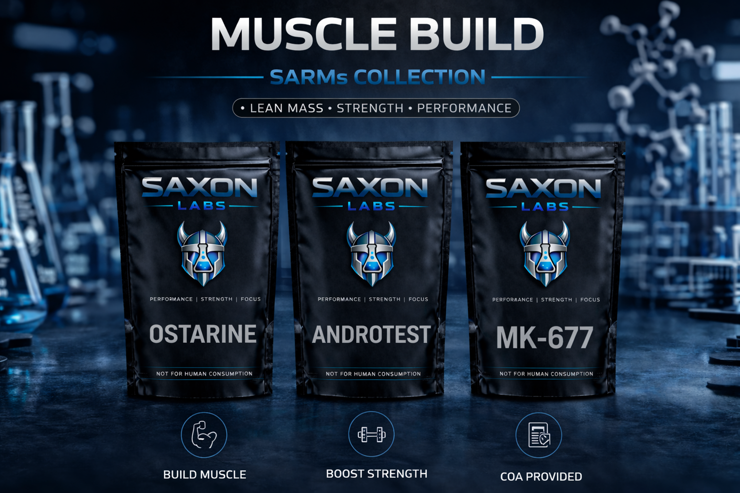 Muscle Building SARMs | Laboratory Research Compounds