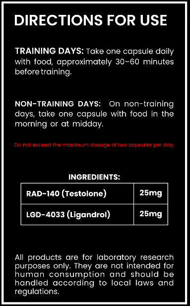 Beginner Muscle Stack – RAD-140 & LGD-4033 SARM Stack