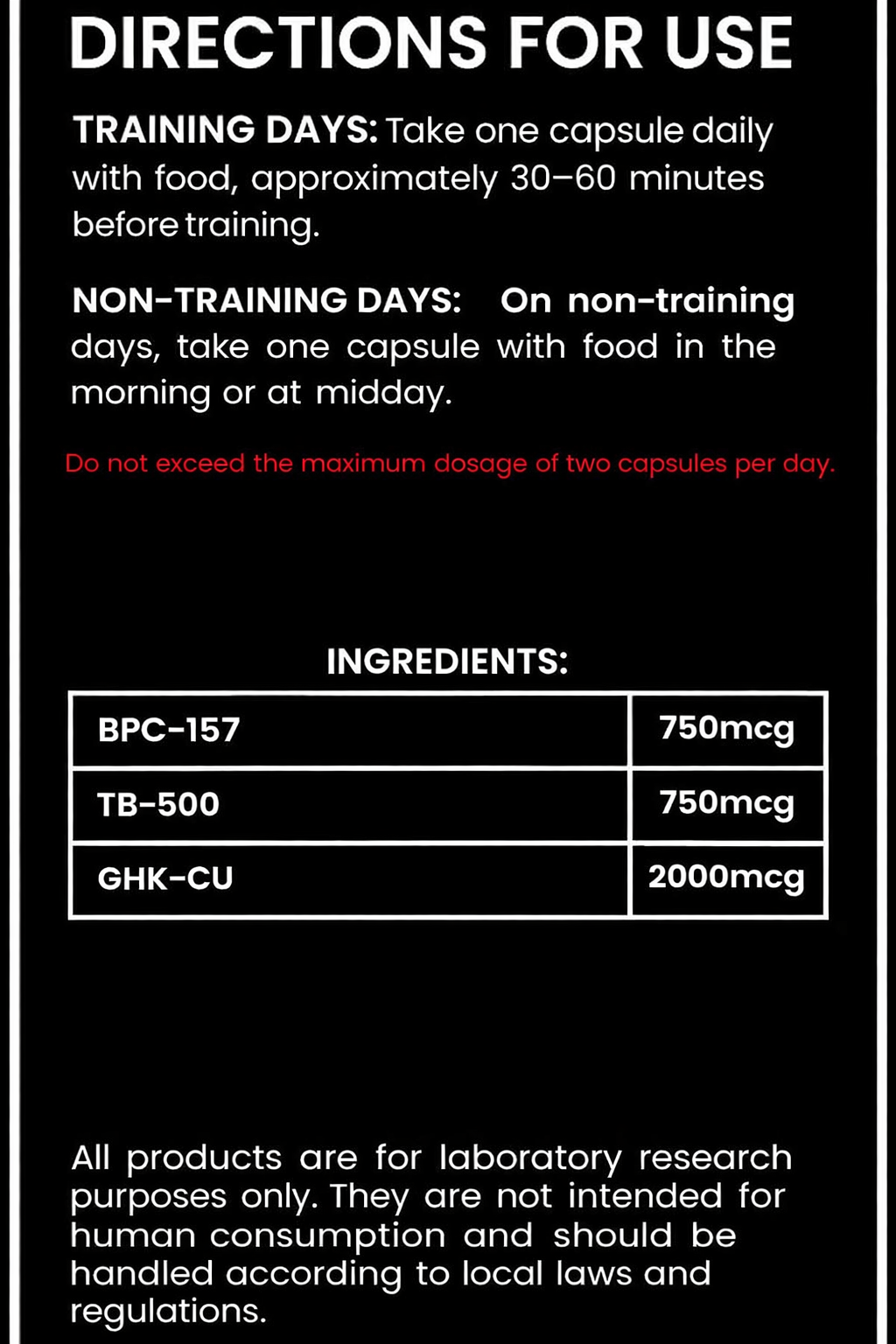 Glow Stack – BPC-157, TB-500 & GHK-CU Peptide Research Stack