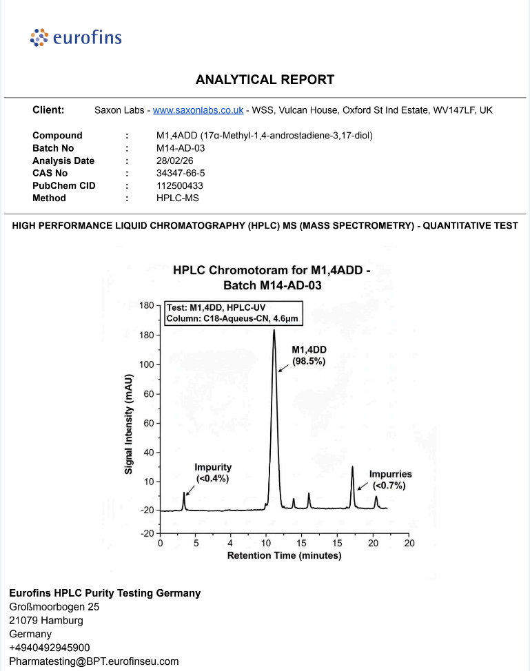 M1-4ADD 100mg – Dianabol Prohormone Compound