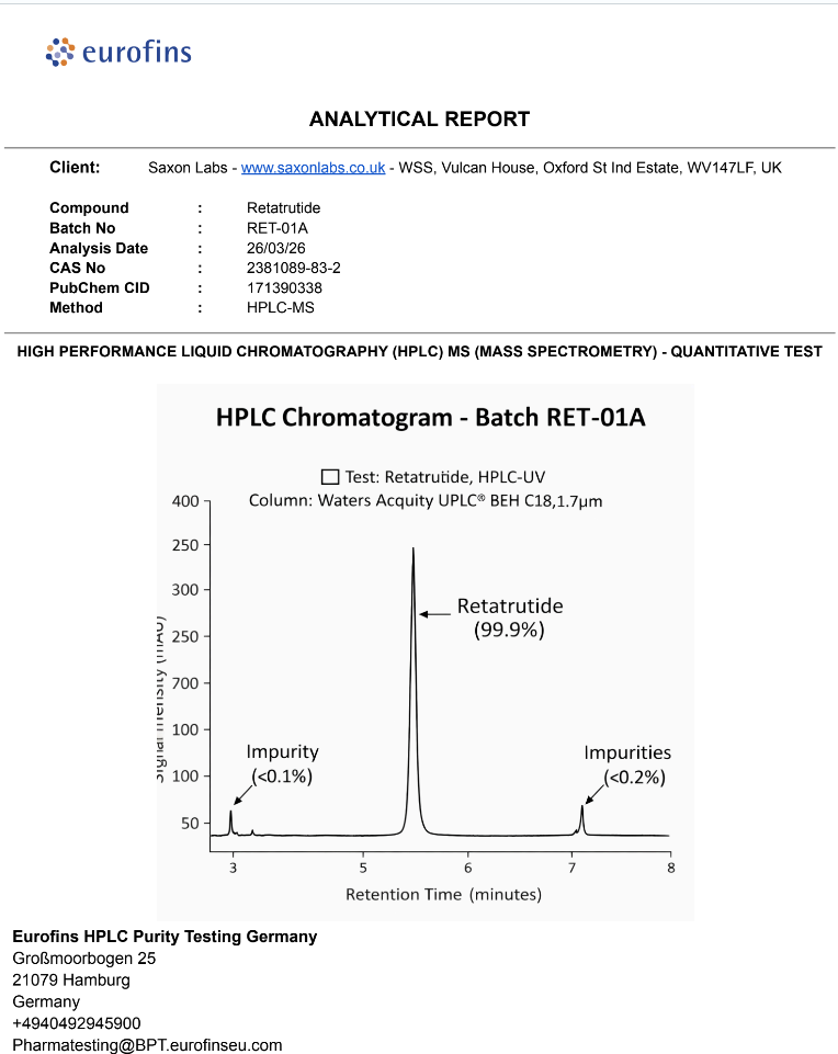 RETA-X (Retatrutide) Capsules – Advanced Research Compound  Alternatives