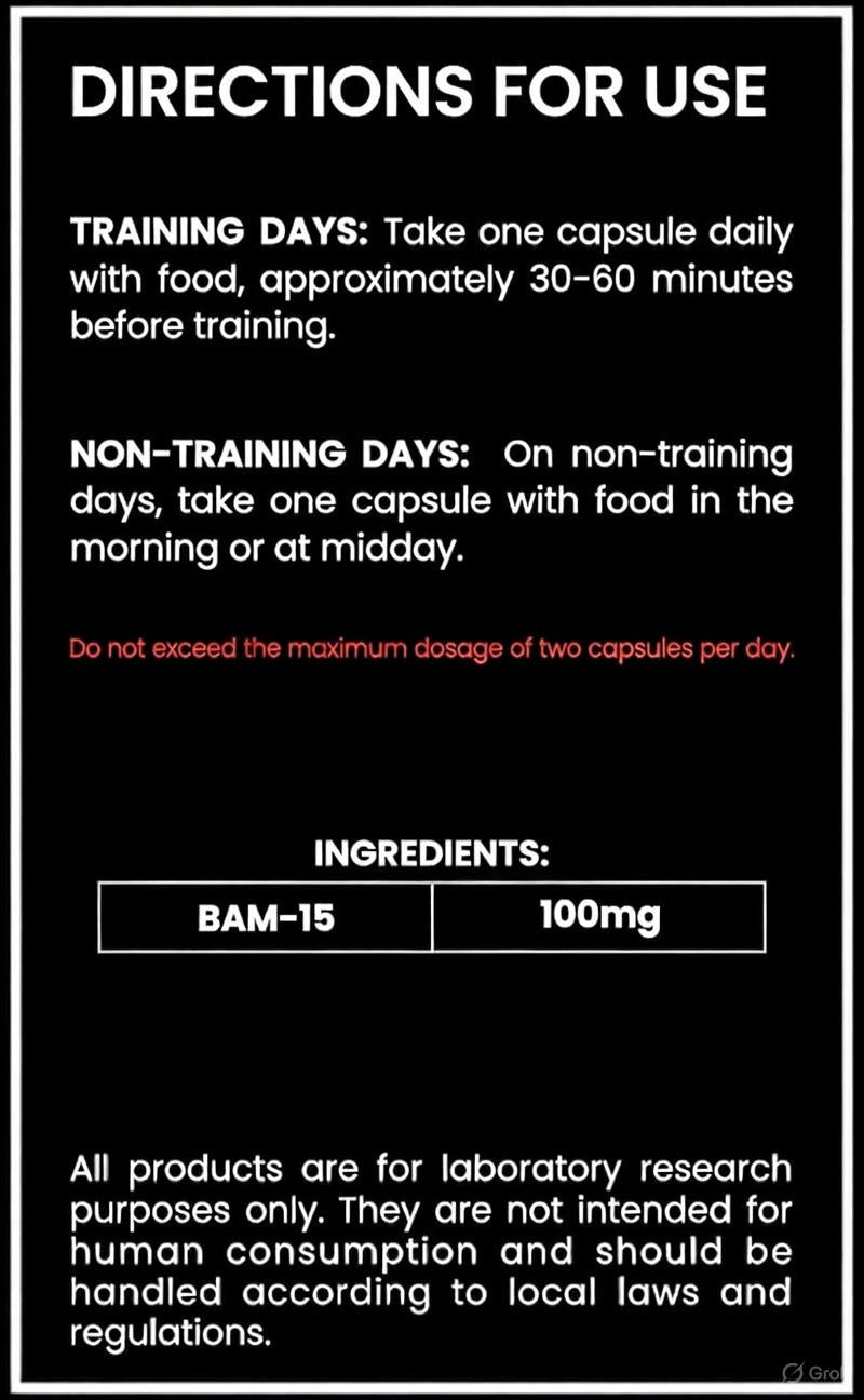 BAM-15 Capsules – Cellular Energy Research Compound