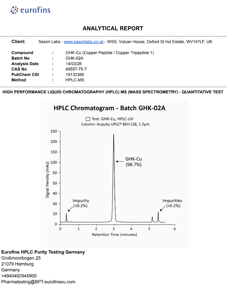 Glow Stack – BPC-157, TB-500 & GHK-CU Peptide Research Stack